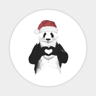 Santa Panda Magnet